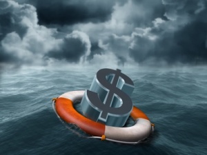 image Dollar rescue adrift sea