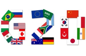 Flags of the World’s Leading 20 Economies.