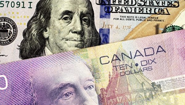 Canadian dollar slips after BoC decision, USD GDP looms
