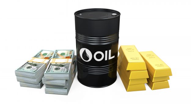 Oil and gold both take a tumble