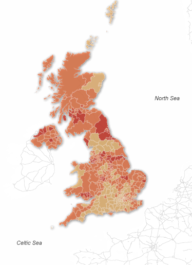 UK Youth Unemployment Map