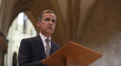 GBP Off as Carney Plays Down Rate Hike Chances
