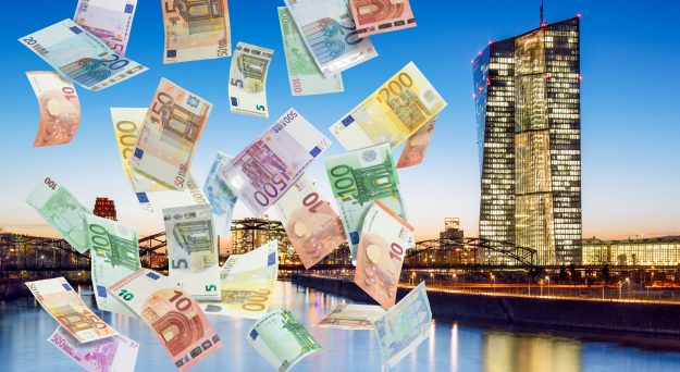 Euro steady as PMIs edge higher