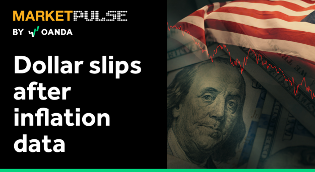 Dollar slips after inflation data