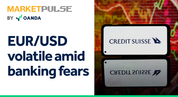 EUR/USD – Volatile amid banking fears