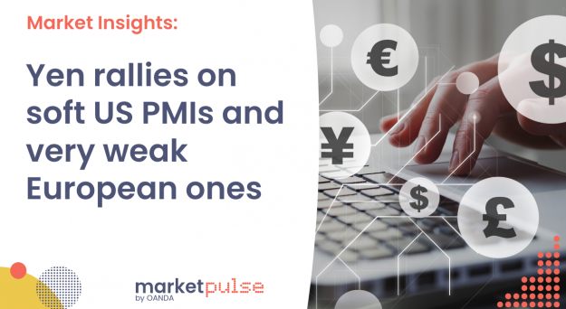 Podcast – Yen rallies on soft US PMIs, Foot Locker cuts guidance again, EIA report highlights a tight market
