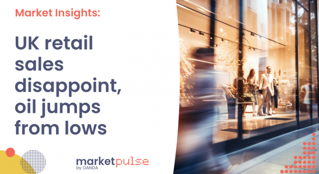Market Insights Podcast – UK retail sales disappoint, oil jumps from lows