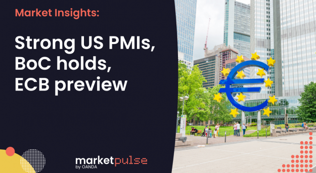 Market Insights Podcast – Strong US PMIs, BoC holds, ECB preview