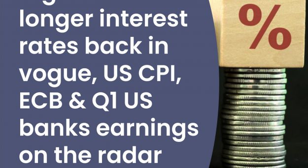 Market Insights Podcast – Higher for longer interest rates back in vogue, US CPI, ECB and Q1 US banks earnings on the radar